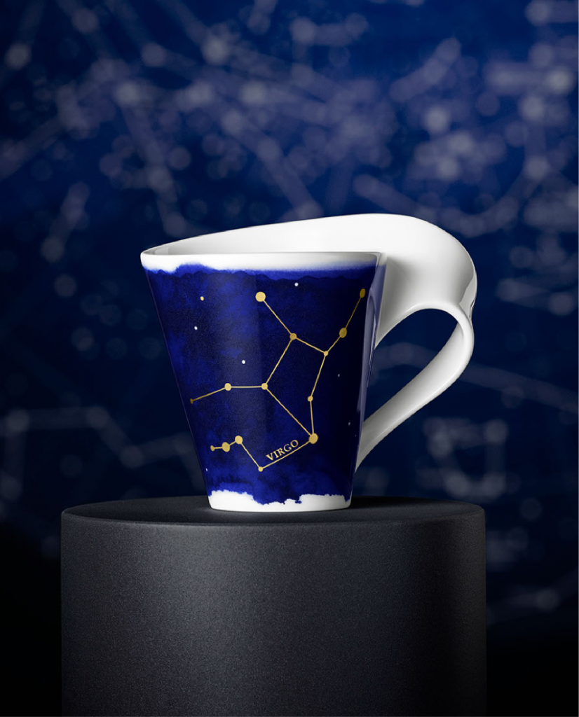 Villeroy und Boch Tasse mit Sternbild-Druck